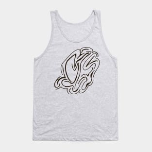 Organic Maze - Brown Tank Top